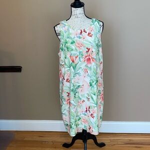 Tommy Bahama Floral Dress - Green and Pink
